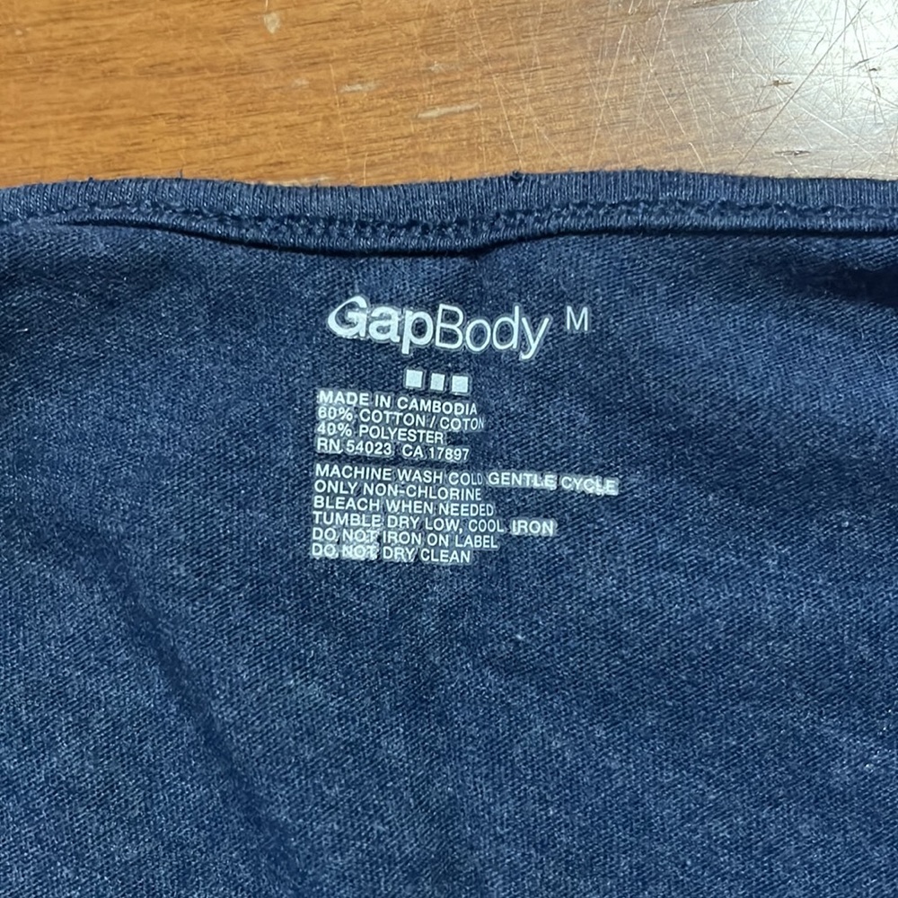 Gap Blue Tank with Ruffled Bottom - Picture 4 of 7